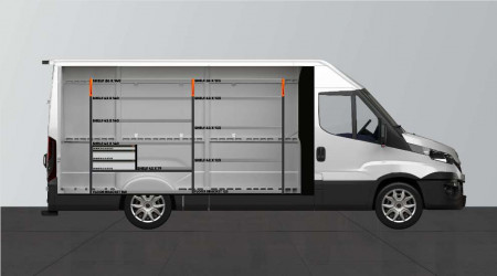 Fahrzeugeinrichtung LS3 für Iveco Daily L3H2