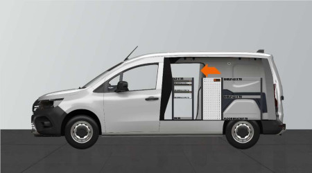 LD42 bedrijfswageninrichting voor Citan, Kangoo & Townstar L2