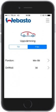 Uppgardering App styrning