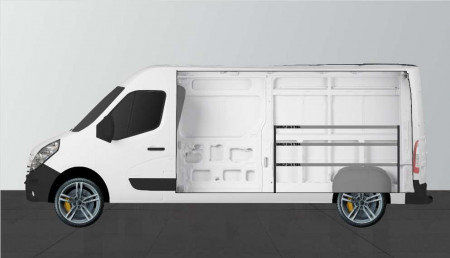 SHORT26 bedrijfswageninrichting voor Movano, Master & NV400 L3