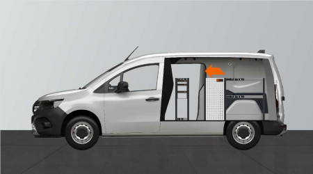 LD26 bedrijfswageninrichting voor Citan, Kangoo & Townstar L2