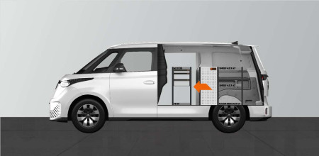 Fahrzeugeinrichtung LD42 für Volkswagen ID BUZZ L1