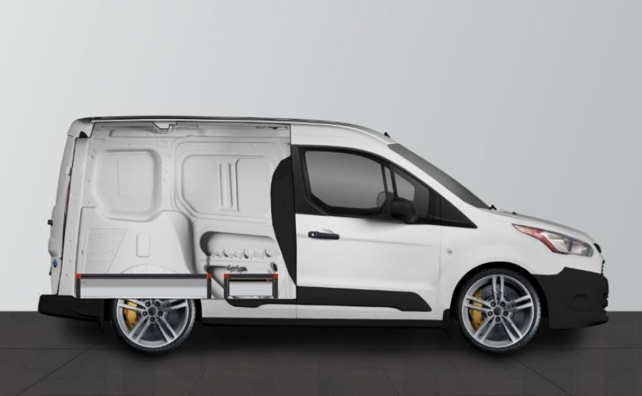 UNTERFLUR H21 MIT 3 SCHUBLADEN FÜR FORD CONNECT L1 | Work System