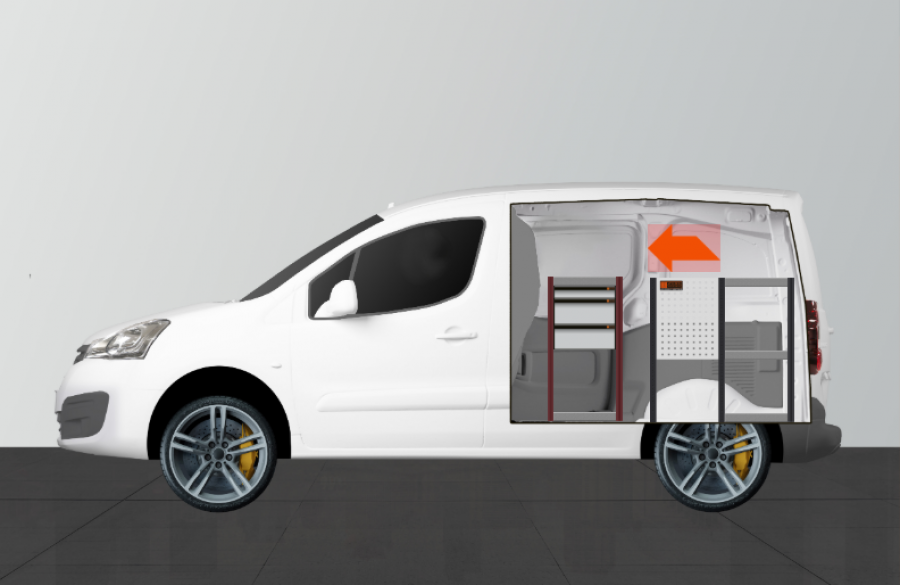 H SDH 420 Amenagement utilitaire pour Citroen Berlingo et Peugeot Partner L1 H1