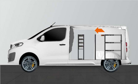 LD26 bedrijfswageninrichting voor Expert, Jumpy, Vivaro, Scudo & ProAce L2