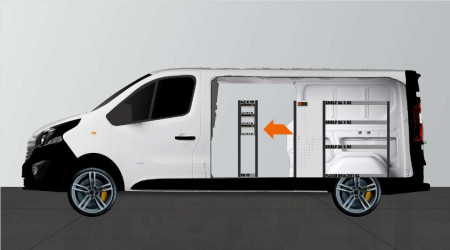 LD26 bedrijfswageninrichting voor Talento, NV300 & Trafic L2