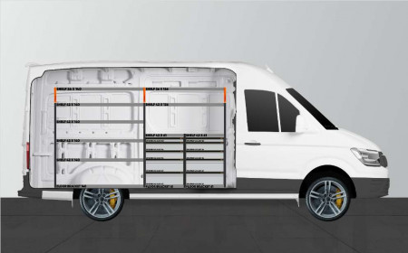 MAX10 bedrijfswageninrichting voor Man TGE & VW Crafter L3