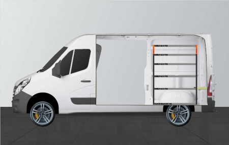 SHORT42 bedrijfswageninrichting voor Master, Movano & NV400