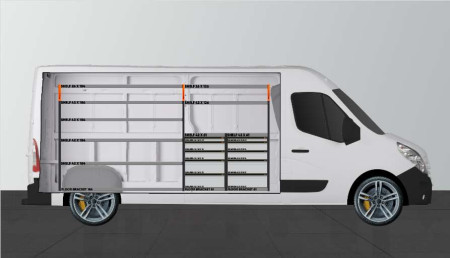 Fahrzeugeinrichtung MAX10 für Movano, Master & NV400 L3