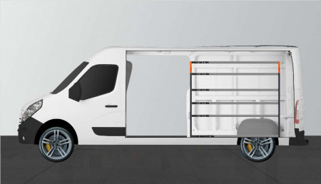 SHORT42 bedrijfswageninrichting voor Movano, Master & NV400 L3
