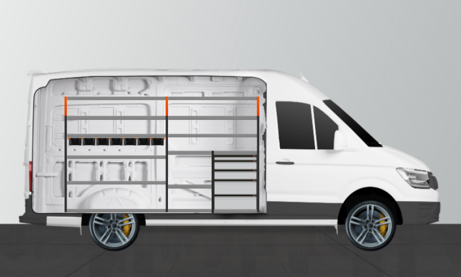 V-PRO Plus Aménagement Utilitaire pour Mercedes Sprinter Standard L2H2