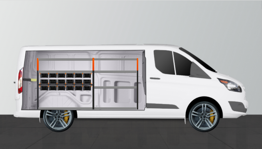 V-RACK Aménagement Utilitaire pour Ford Custom L2H1