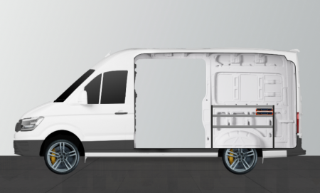 H-SS2 Bedrijfswageninrichting voor Mercedes Sprinter Standaard