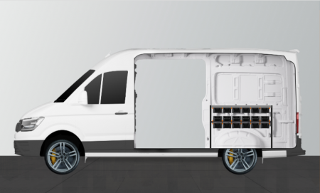 H-Rack Bedrijfswageninrichting voor Mercedes Sprinter Standaard