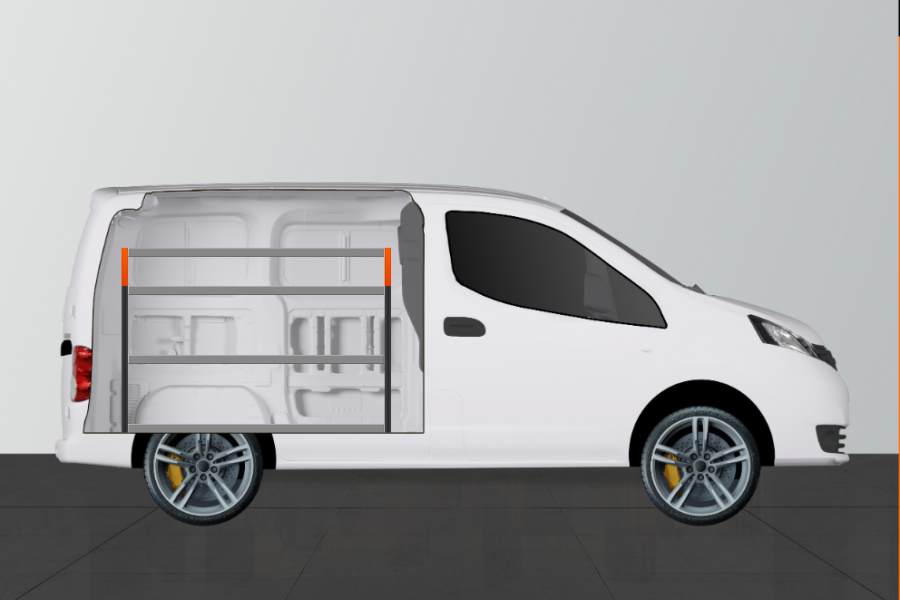 V-Basic Bedrijfswageninrichting Nissan NV200 | Work System