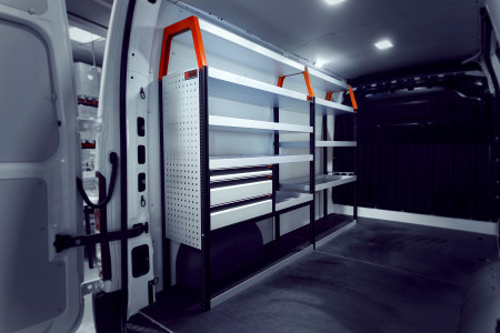LS3 bedrijfswageninrichting voor Ford Transit L2H2