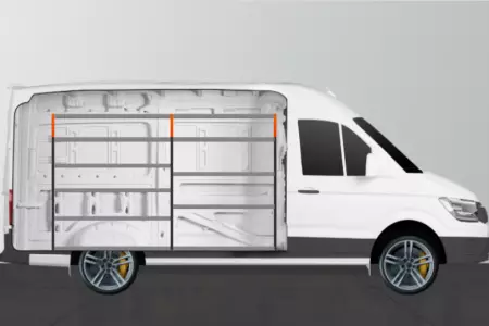 Fahrzeugregal V-Basic für Mercedes Sprinter Standard