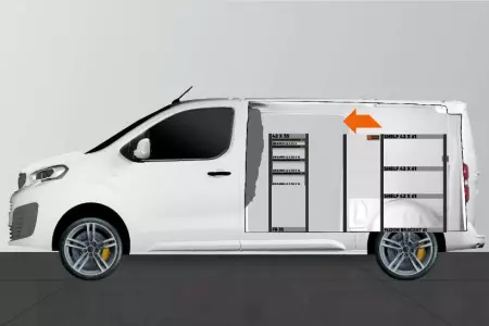 LD42 bedrijfswageninrichting voor Expert, Jumpy, Vivaro, Scudo & ProAce L2