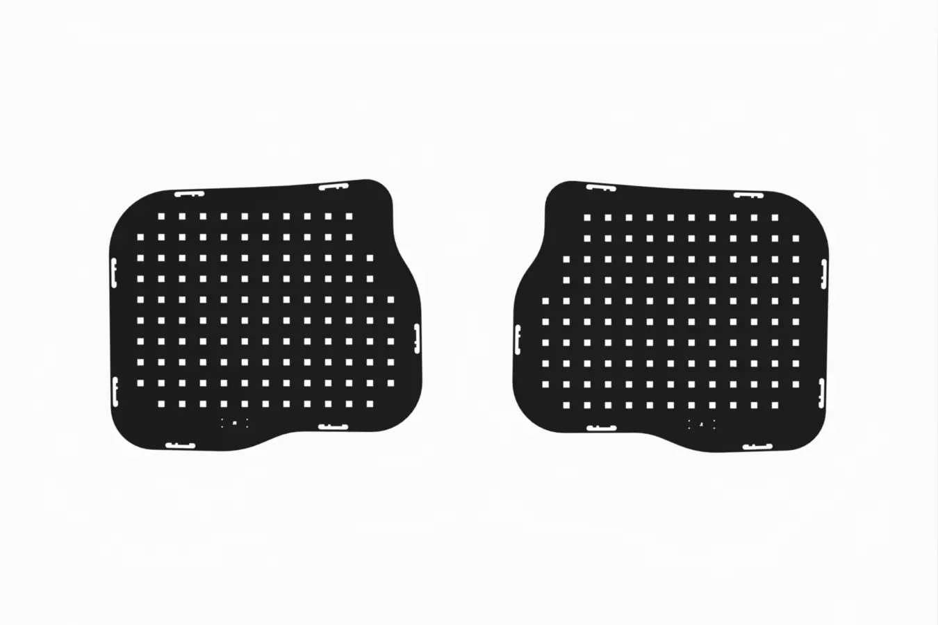 Gereedschapshouders voor achterdeuren Fiat Scudo