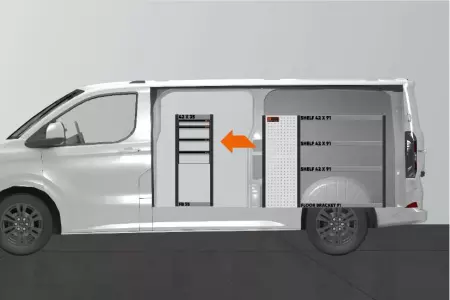  LD42 bedrijfswageninrichting voor Ford Custom & VW Transporter L2