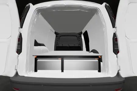 Unterflursystem H:290 mm 3-Schubladen für VW Caddy Cargo & Ford Connect L2 mit Standardwand
